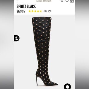 Thigh high Steve Madden boots